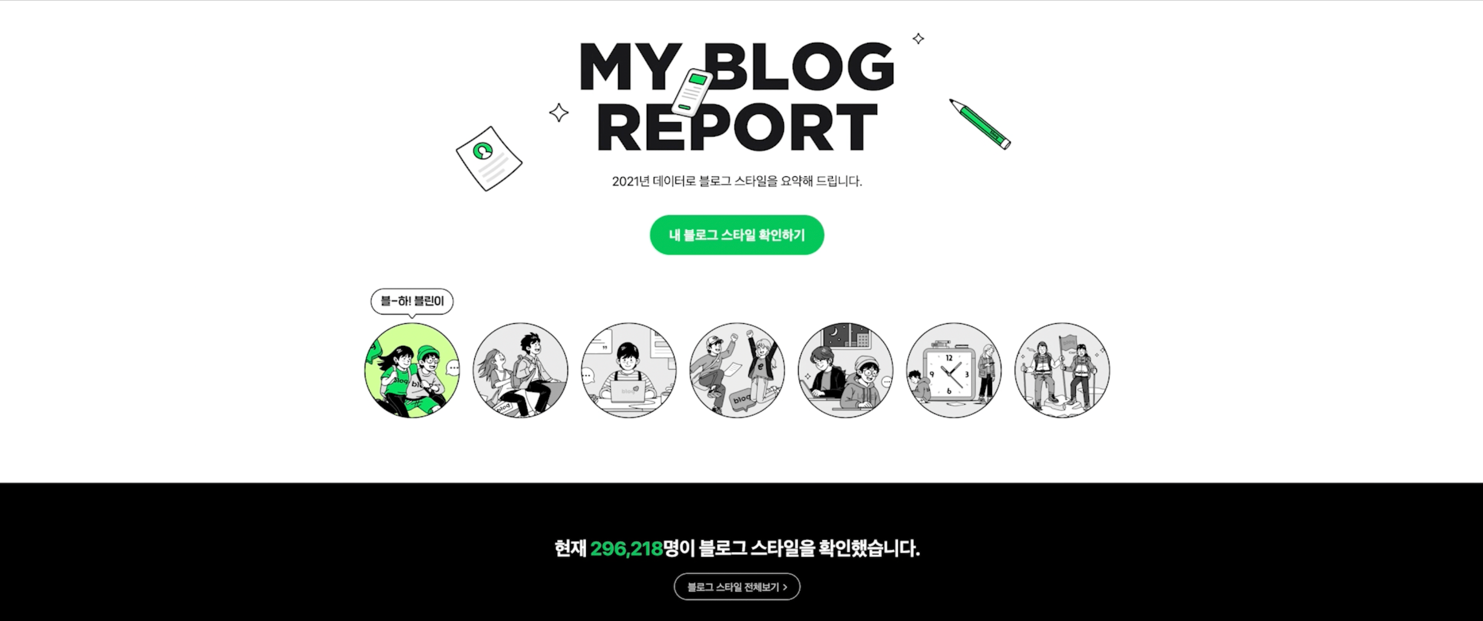 마이 블로그 리포트 이미지